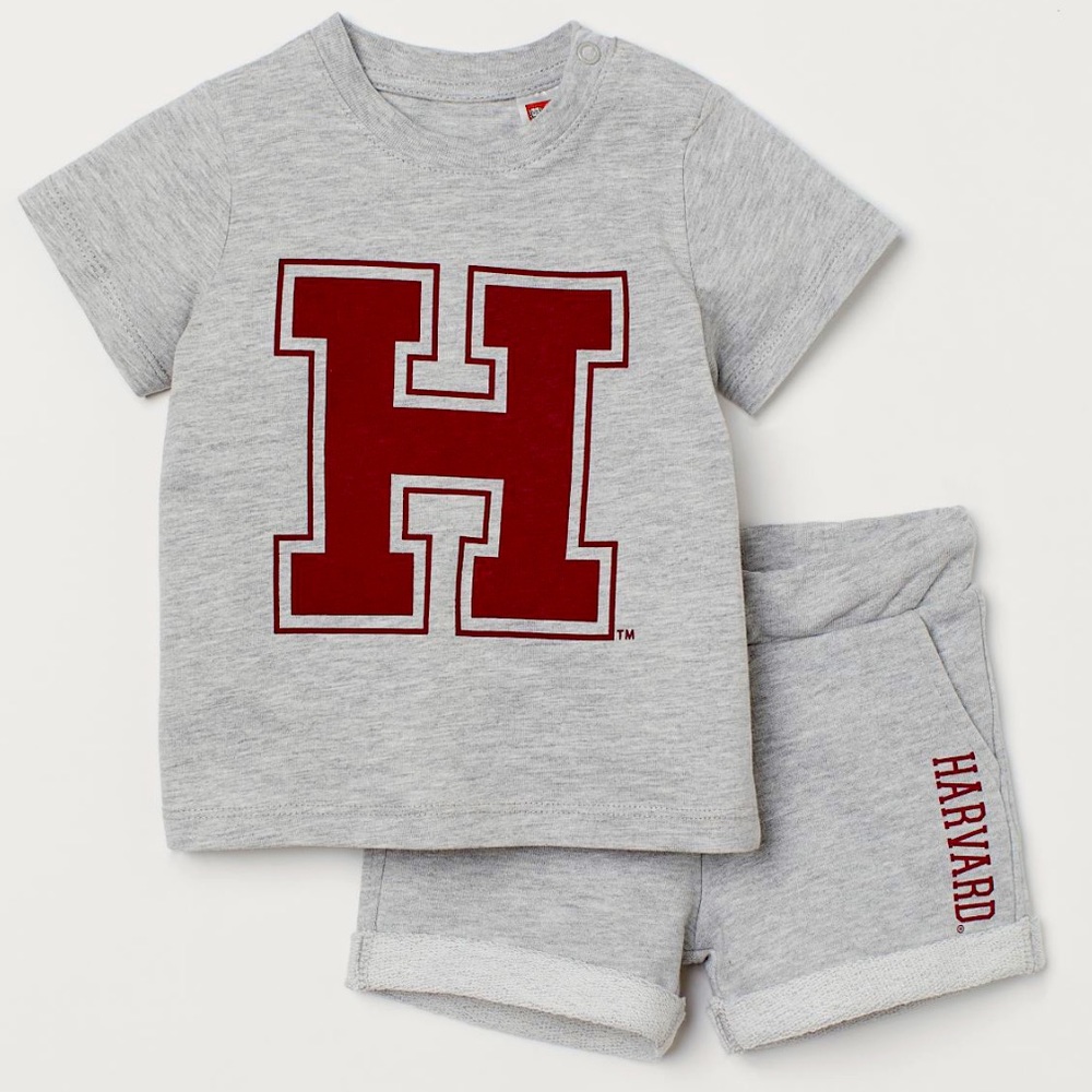 Toddler T shirt and sweat short set